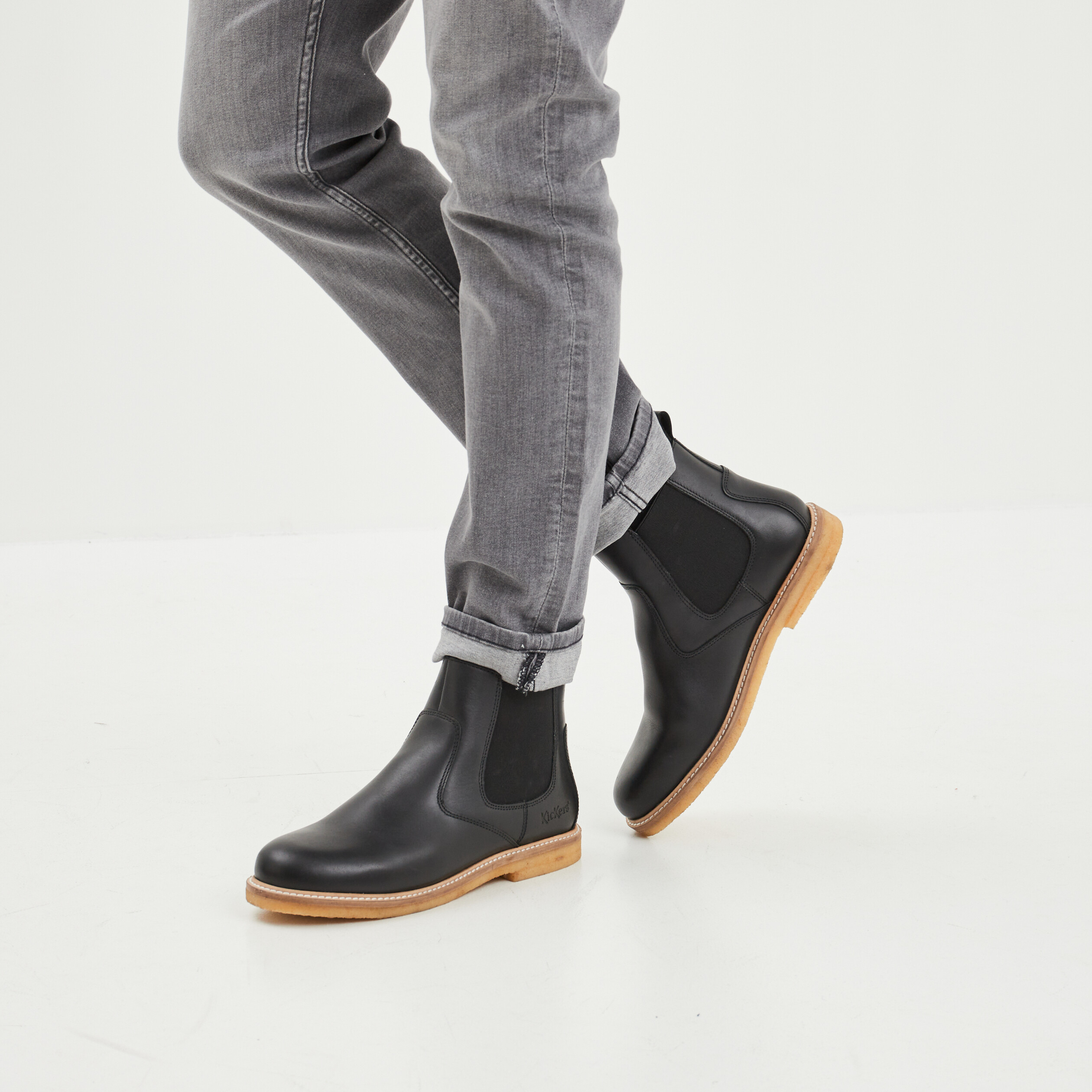 Kickers bottines noires on sale