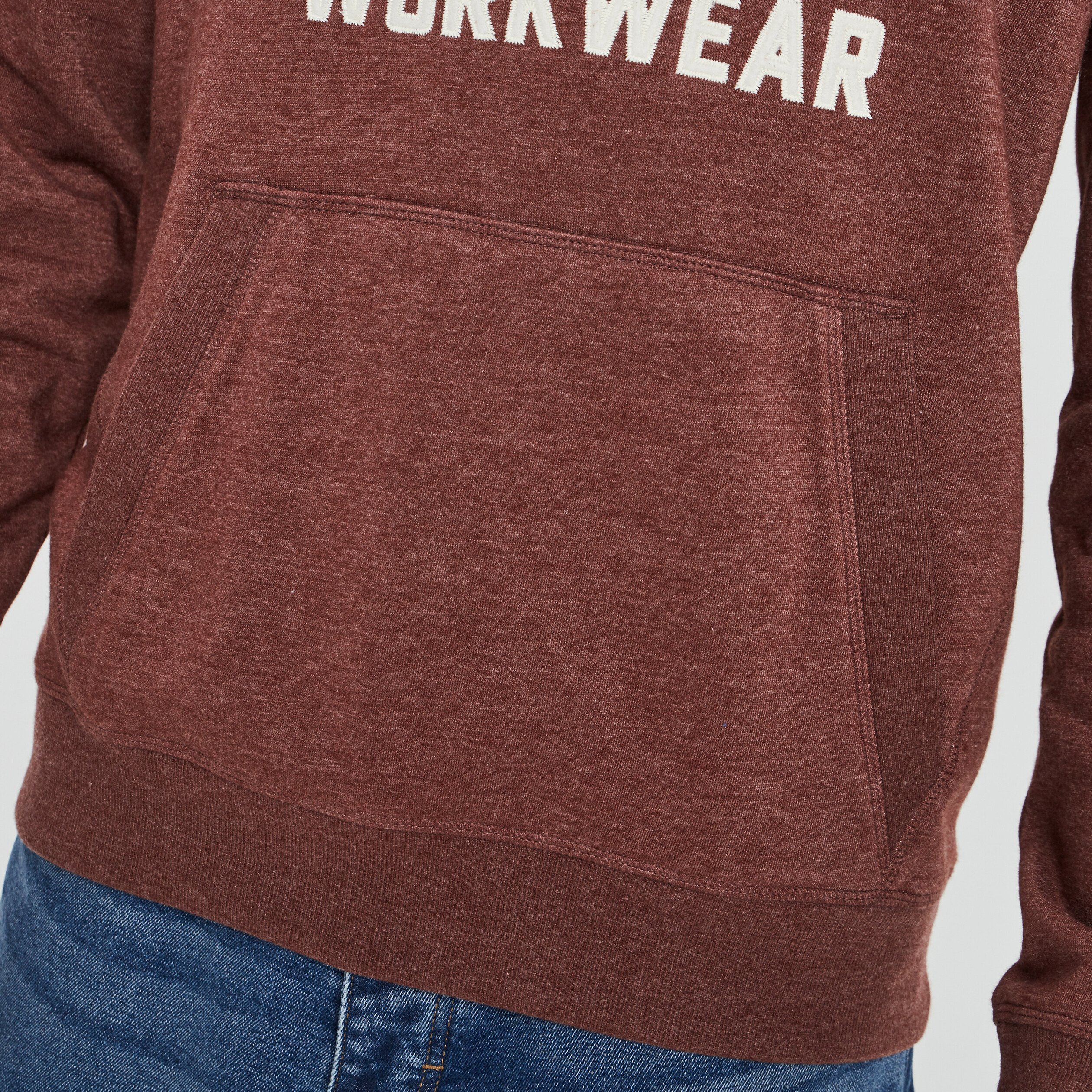 Hoodie bordeaux online homme