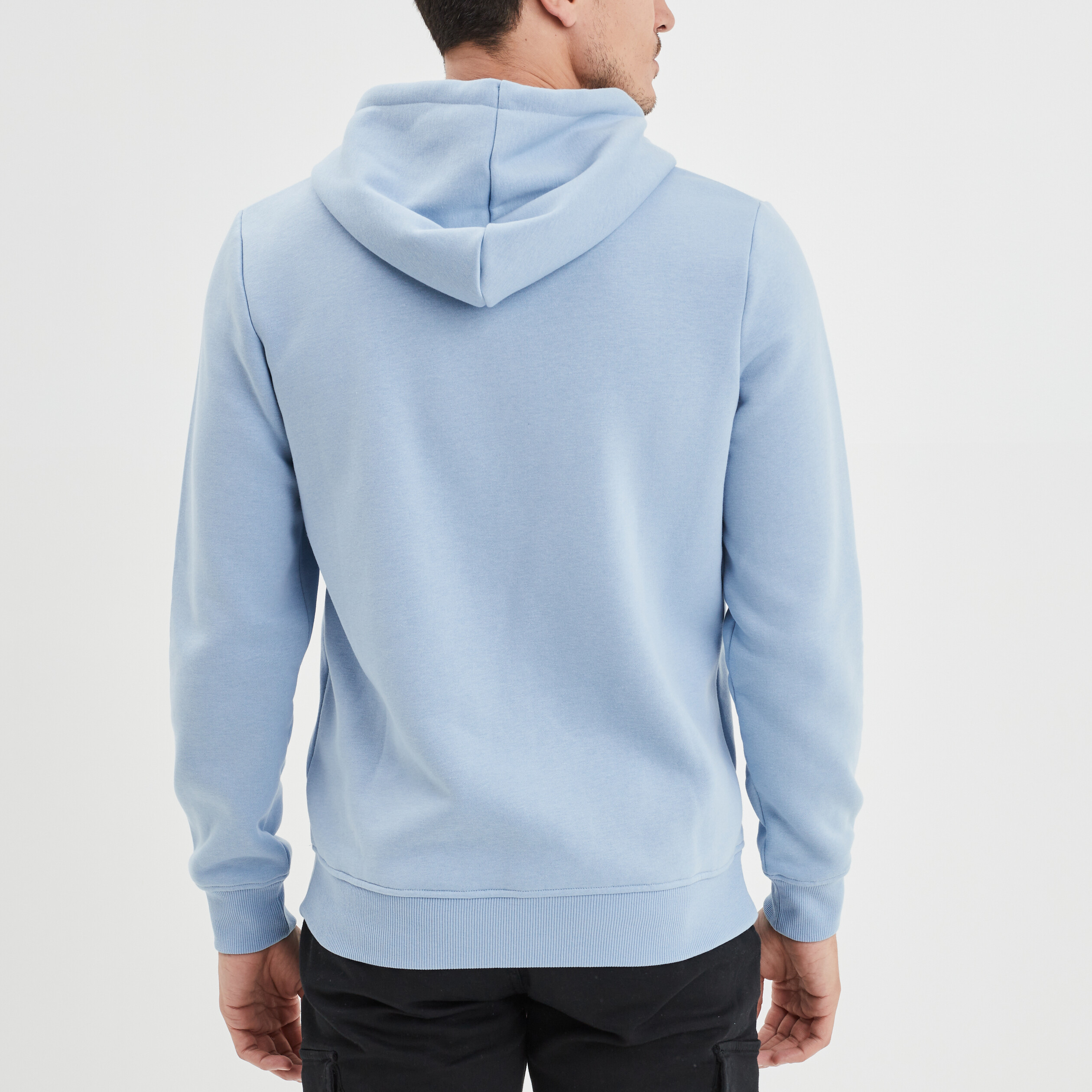 Sweat a capuche hoodie Creeks bleu ciel homme