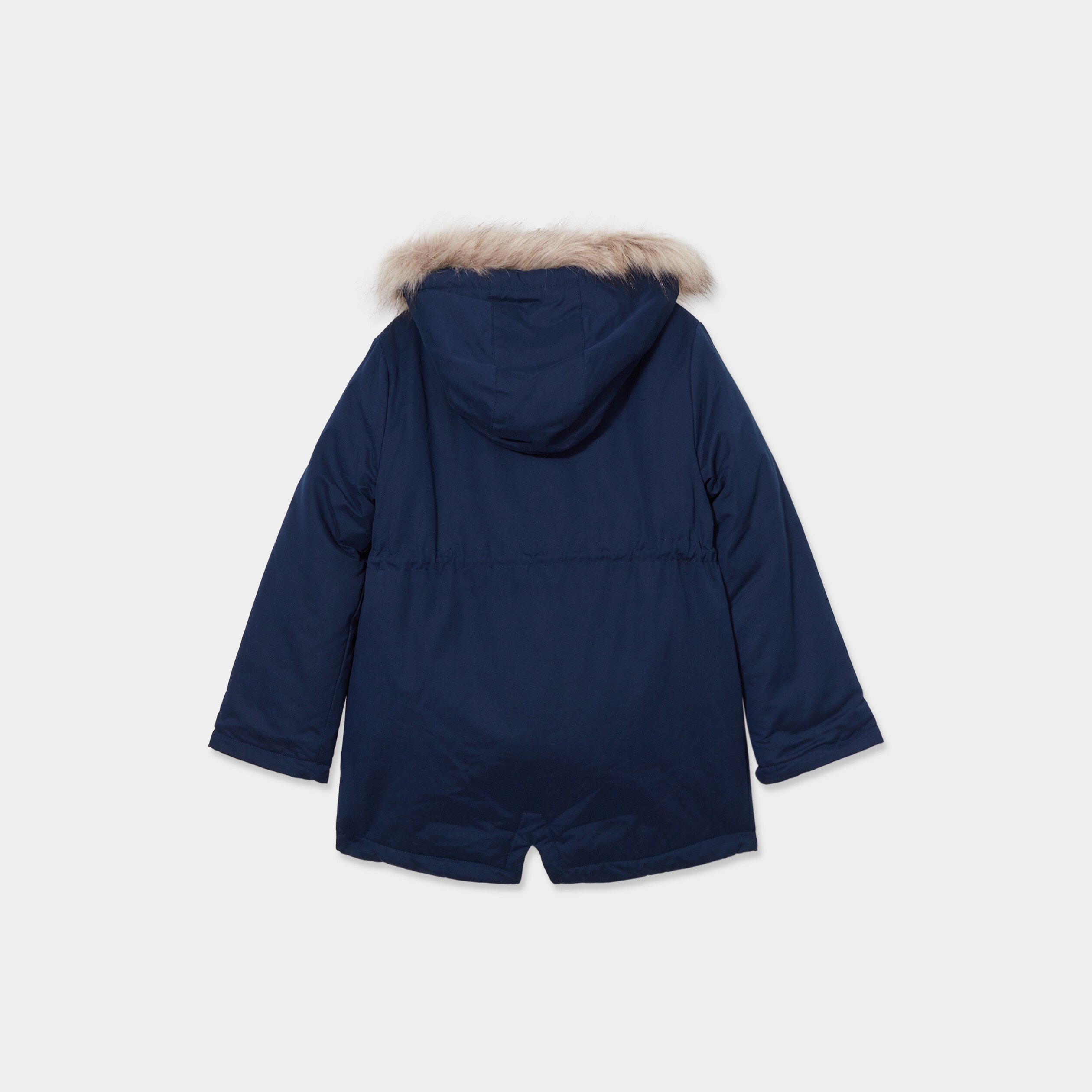 Parka 2 en 1 doudoune avec capuche bleu marine fille La Halle