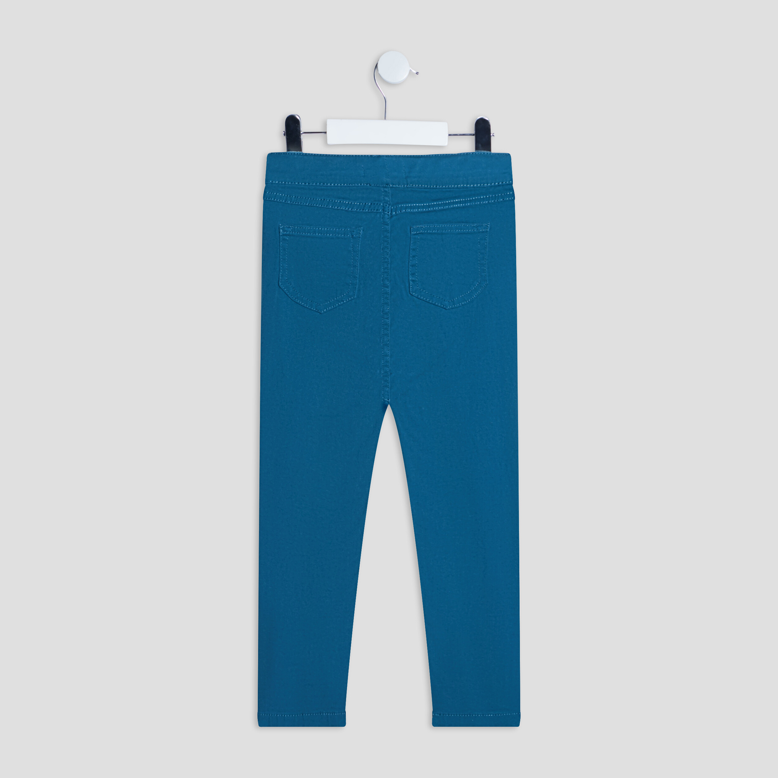 Pantalon bleu fille hot sale