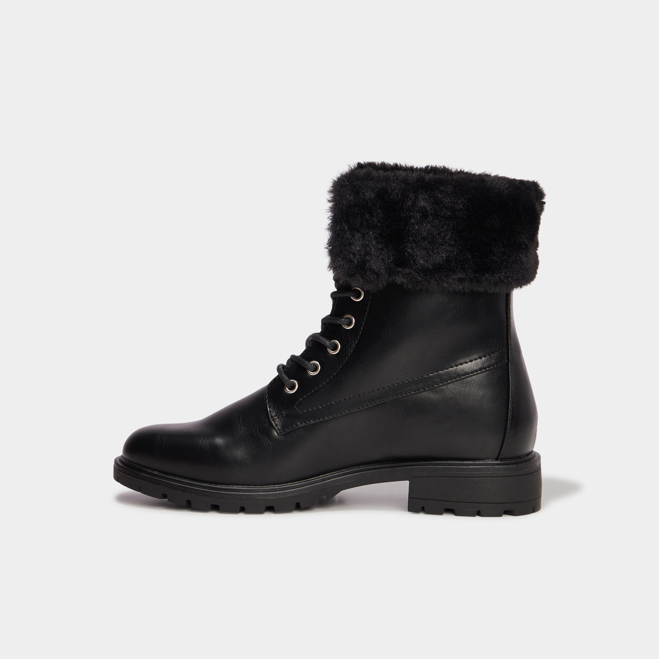 Bottines fourrure femme deals