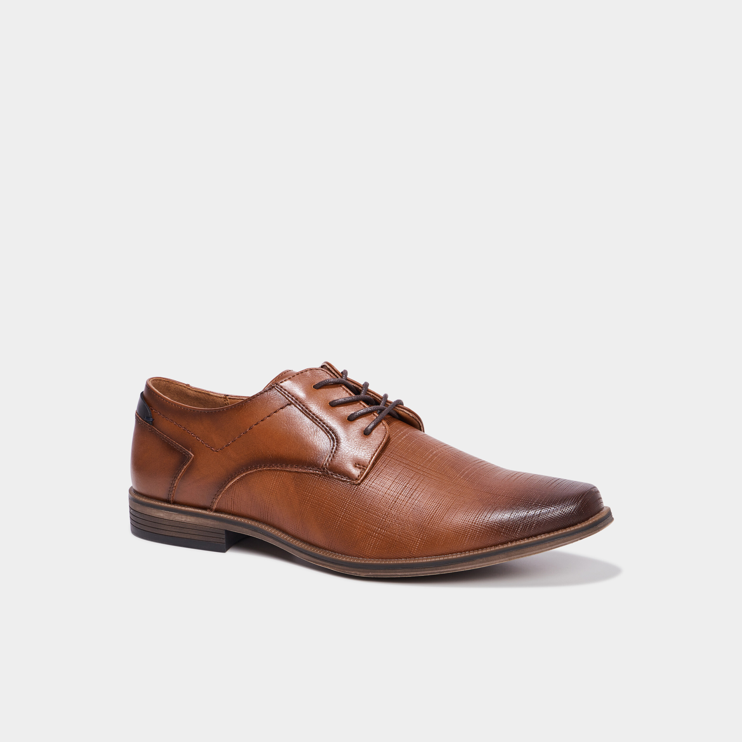 Derbies lacets marron homme La Halle