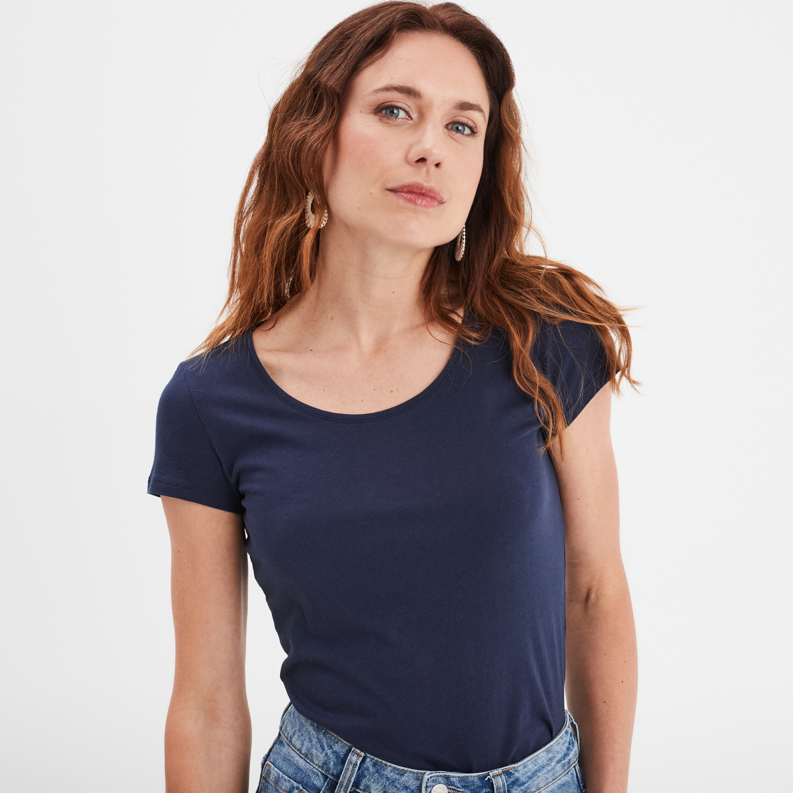 Tee shirt femme bleu on sale