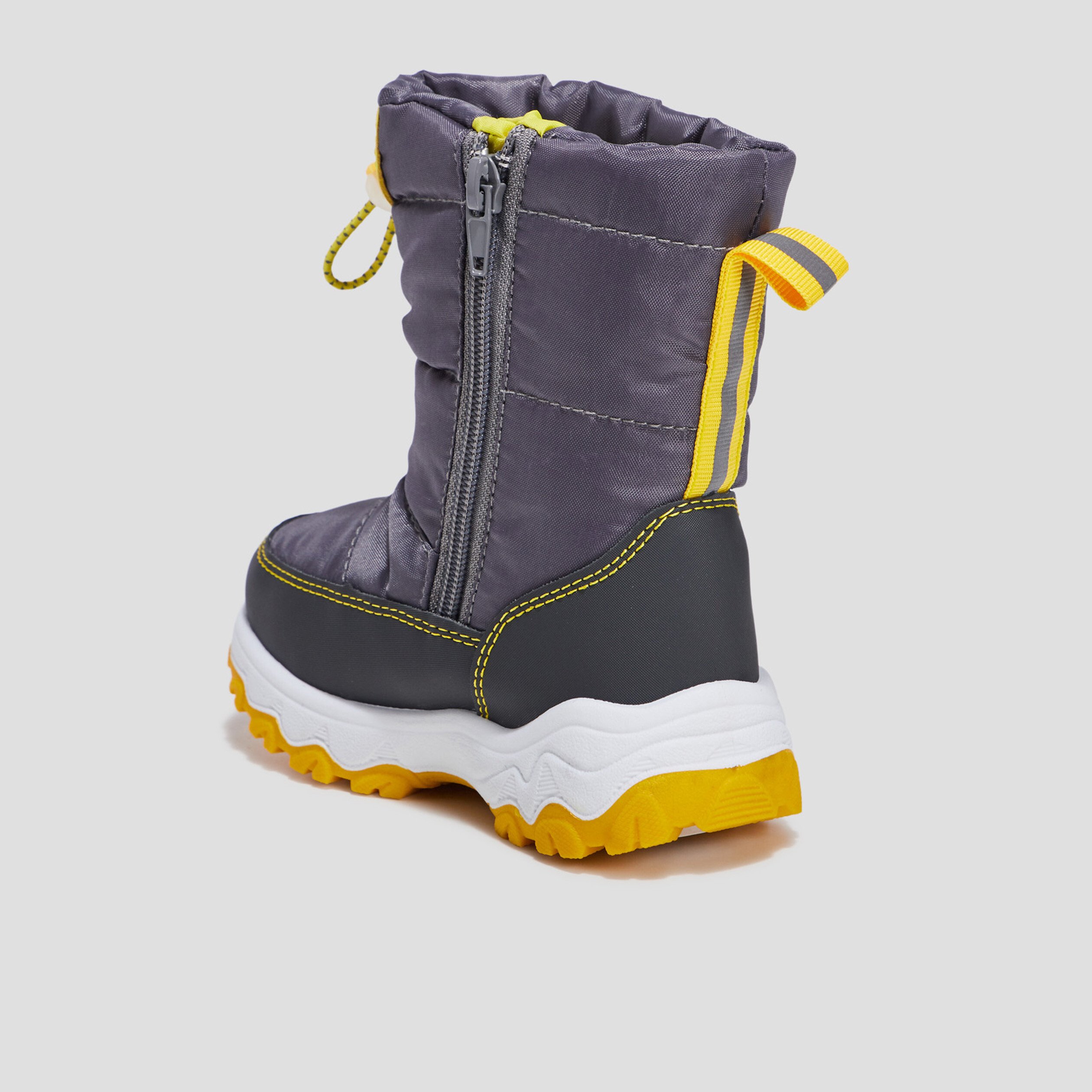 Bottes de neige semelle epaisse gris garcon