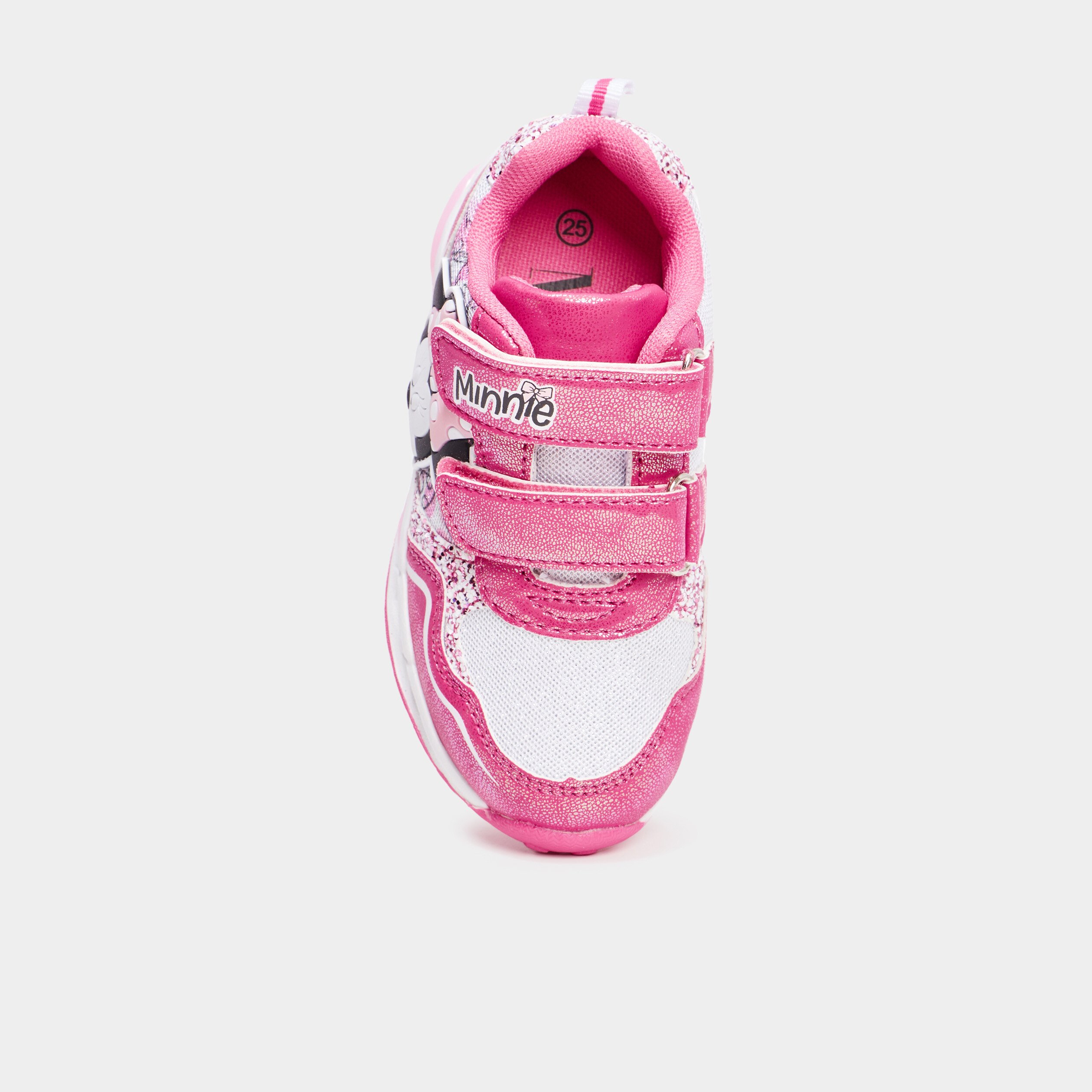 Baskets running lumineuses Minnie rose fille