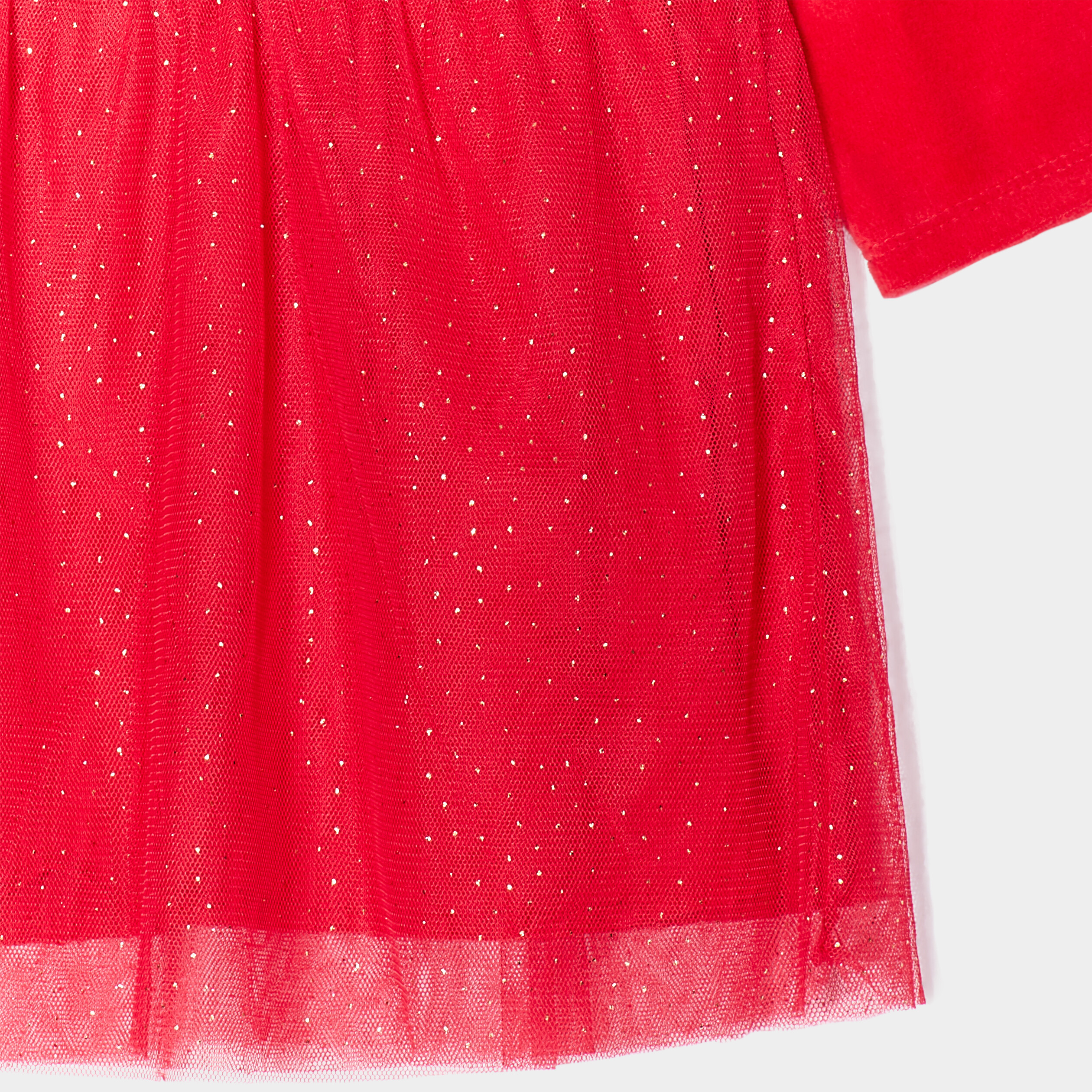 Robe avec jupe en tulle - Rouge/Minnie - ENFANT