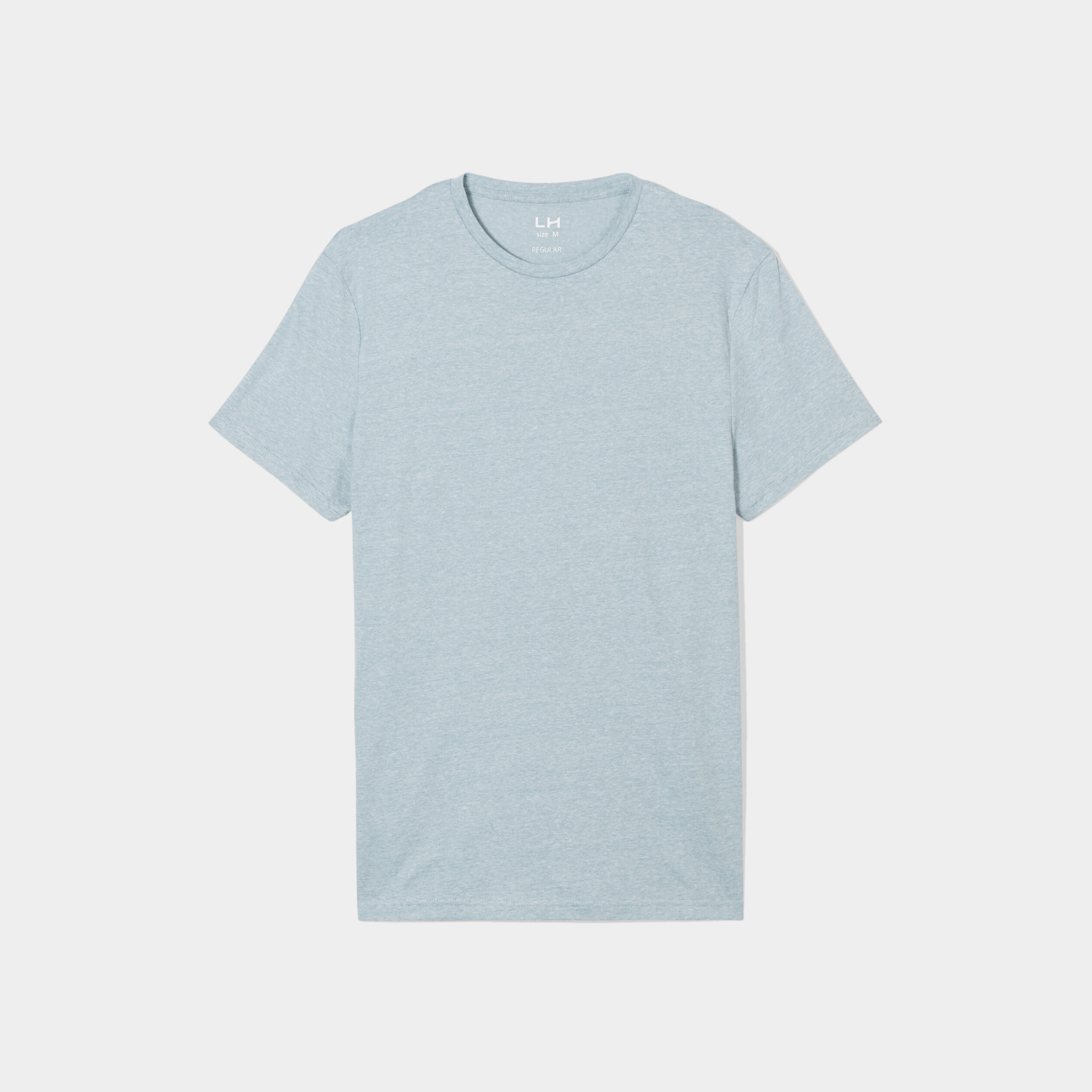 T-shirt manches courtes bleu clair homme