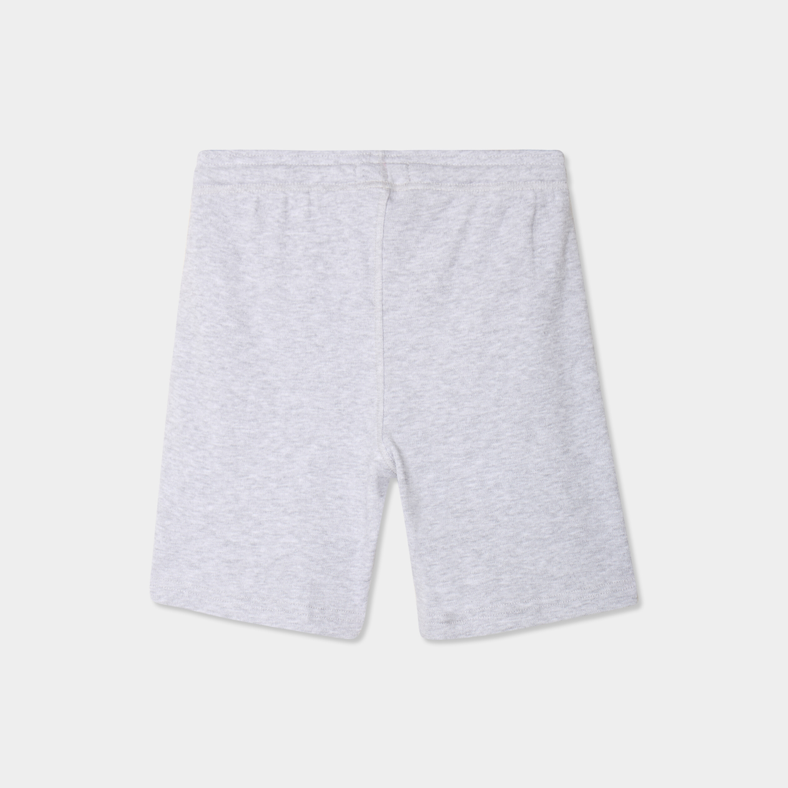 Short jogging droit taille lastiqu e gris gar on La Halle