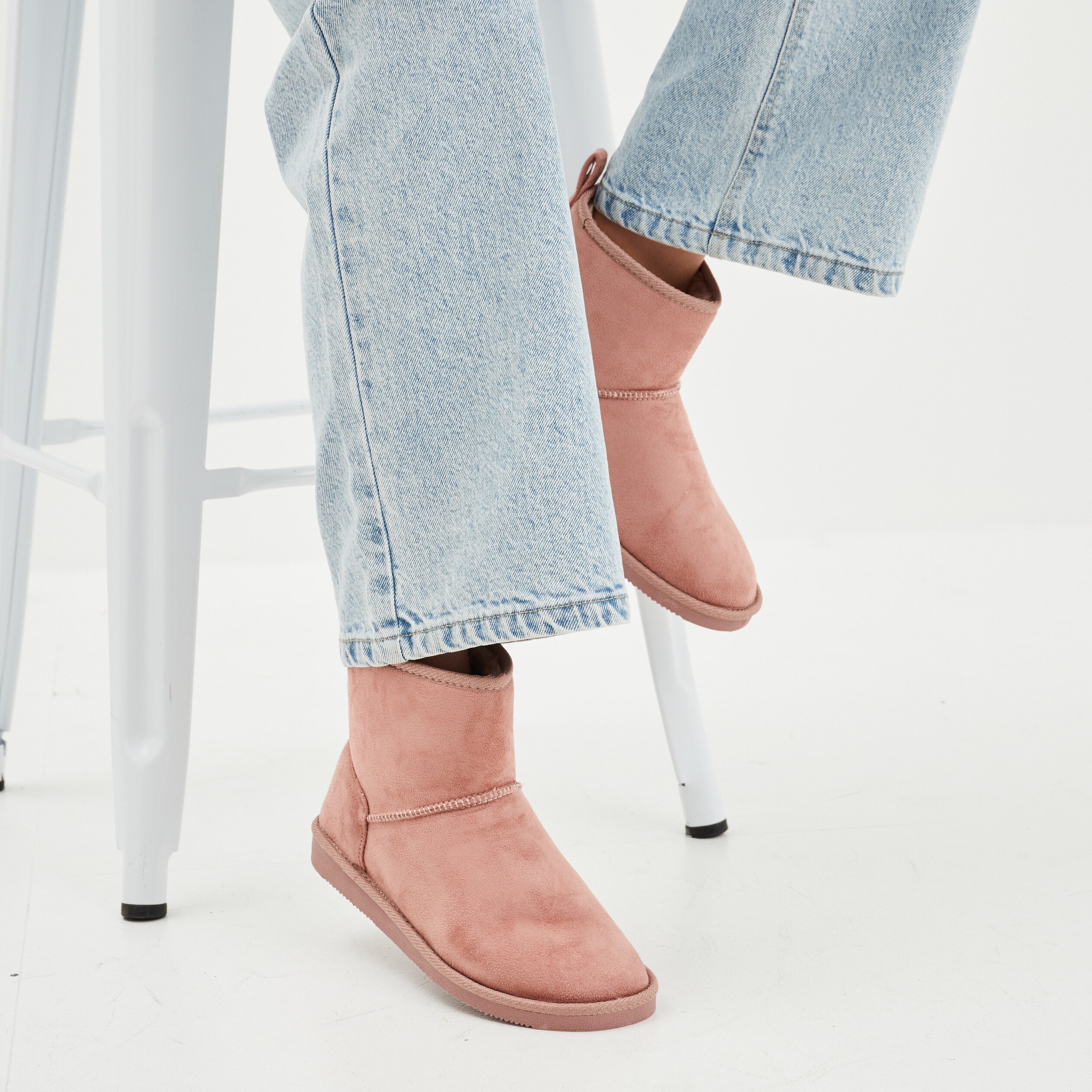 Bottines femme rose on sale