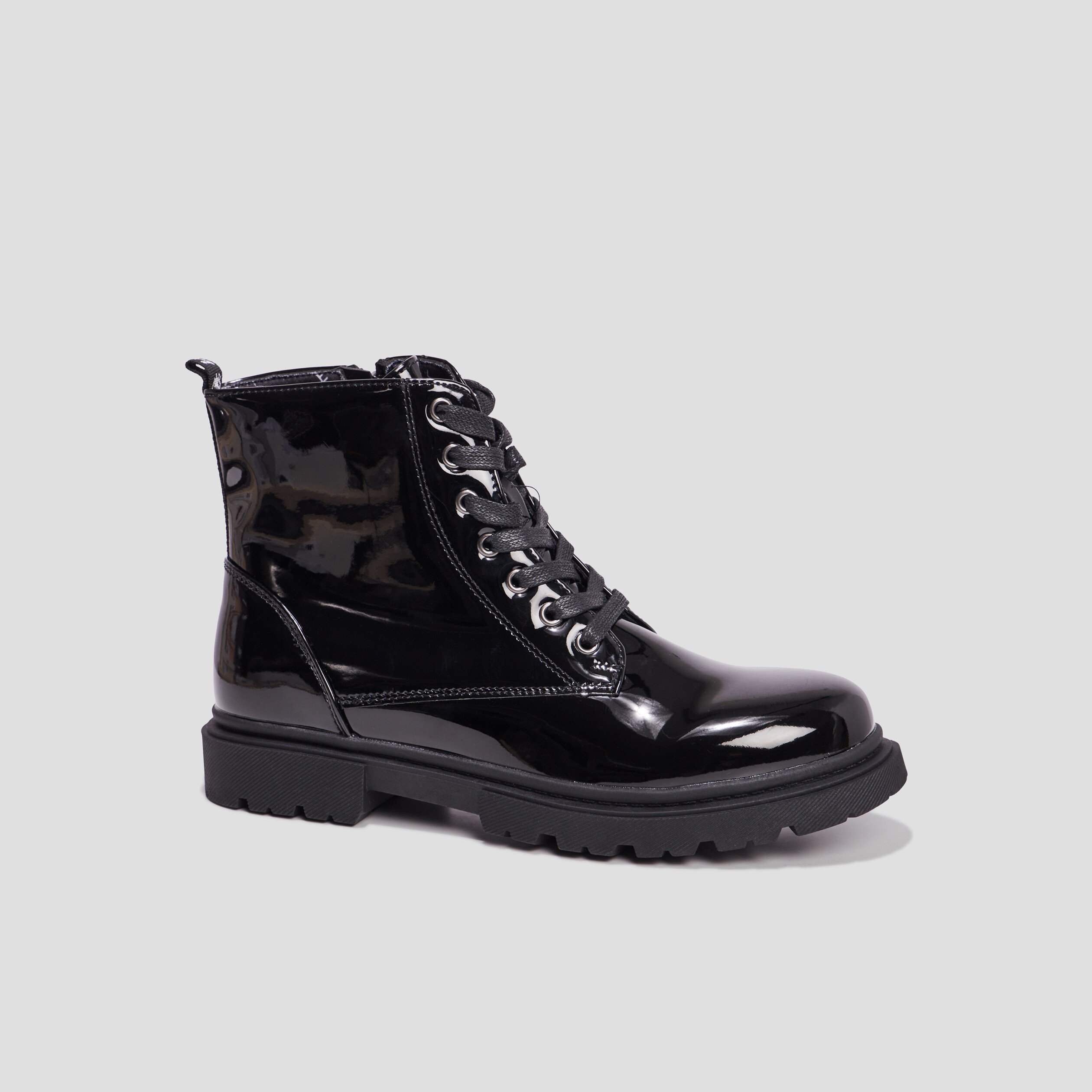 Bottines vernies zipp es Liberto noir fille La Halle