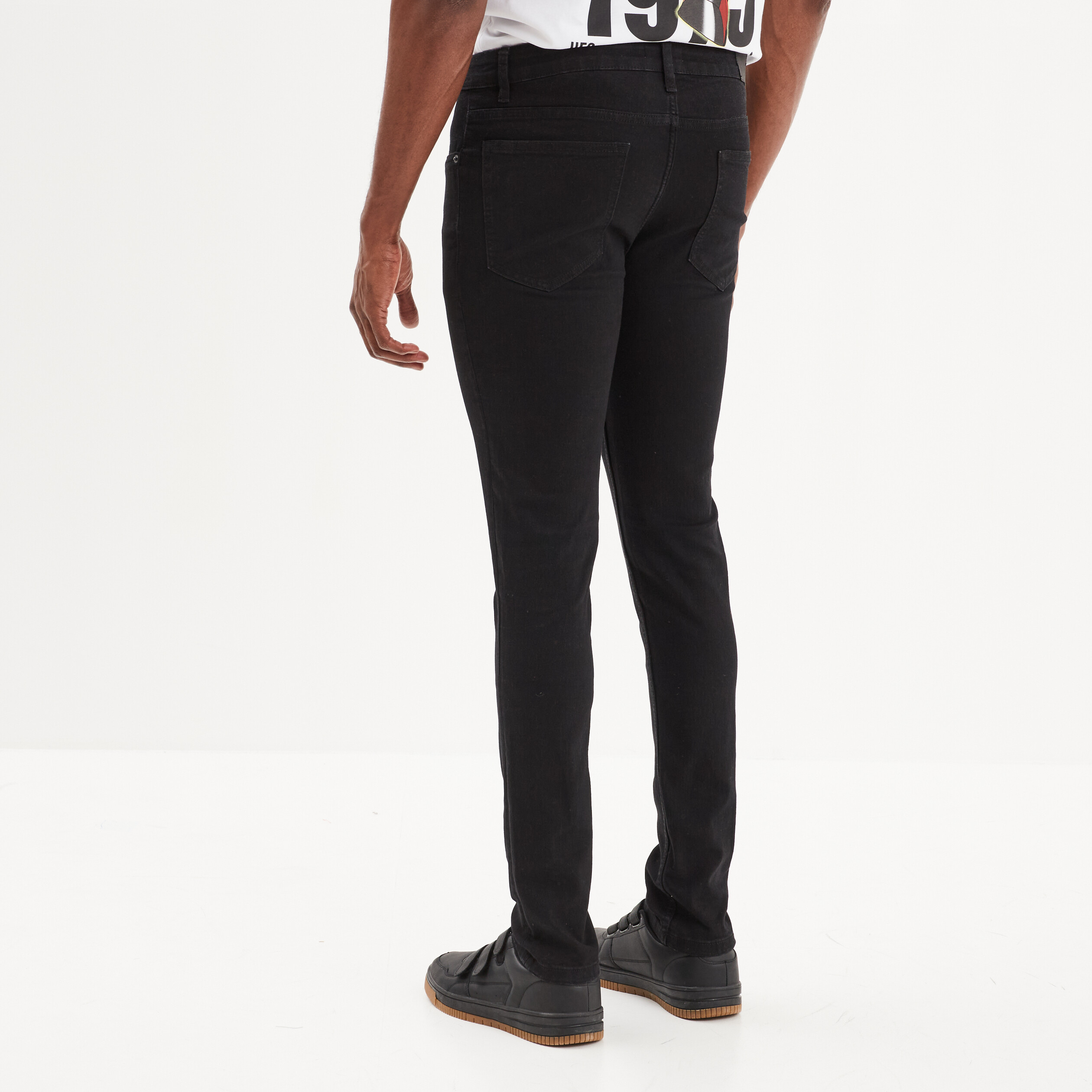 Pantalon skinny best sale noir homme