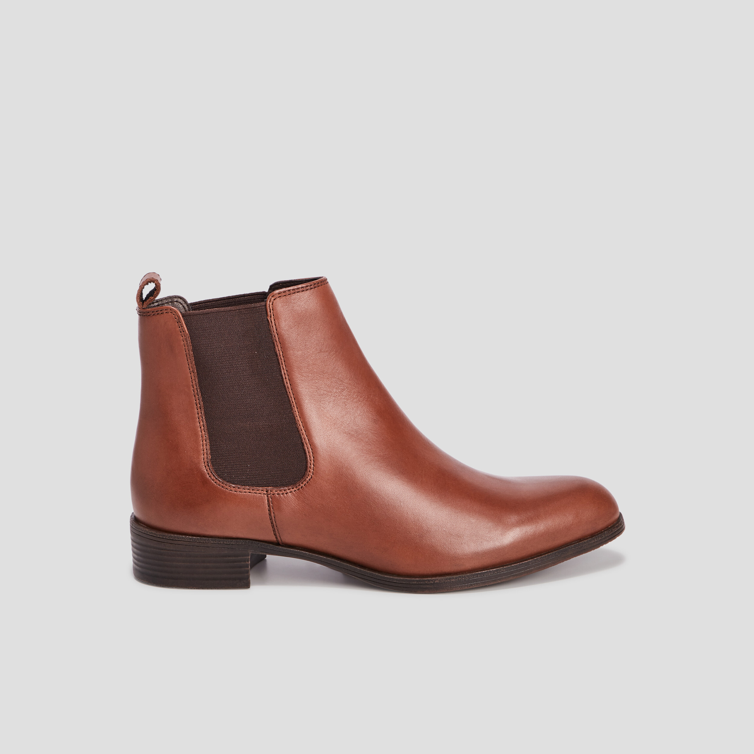 Chelsea boots femme marron best sale