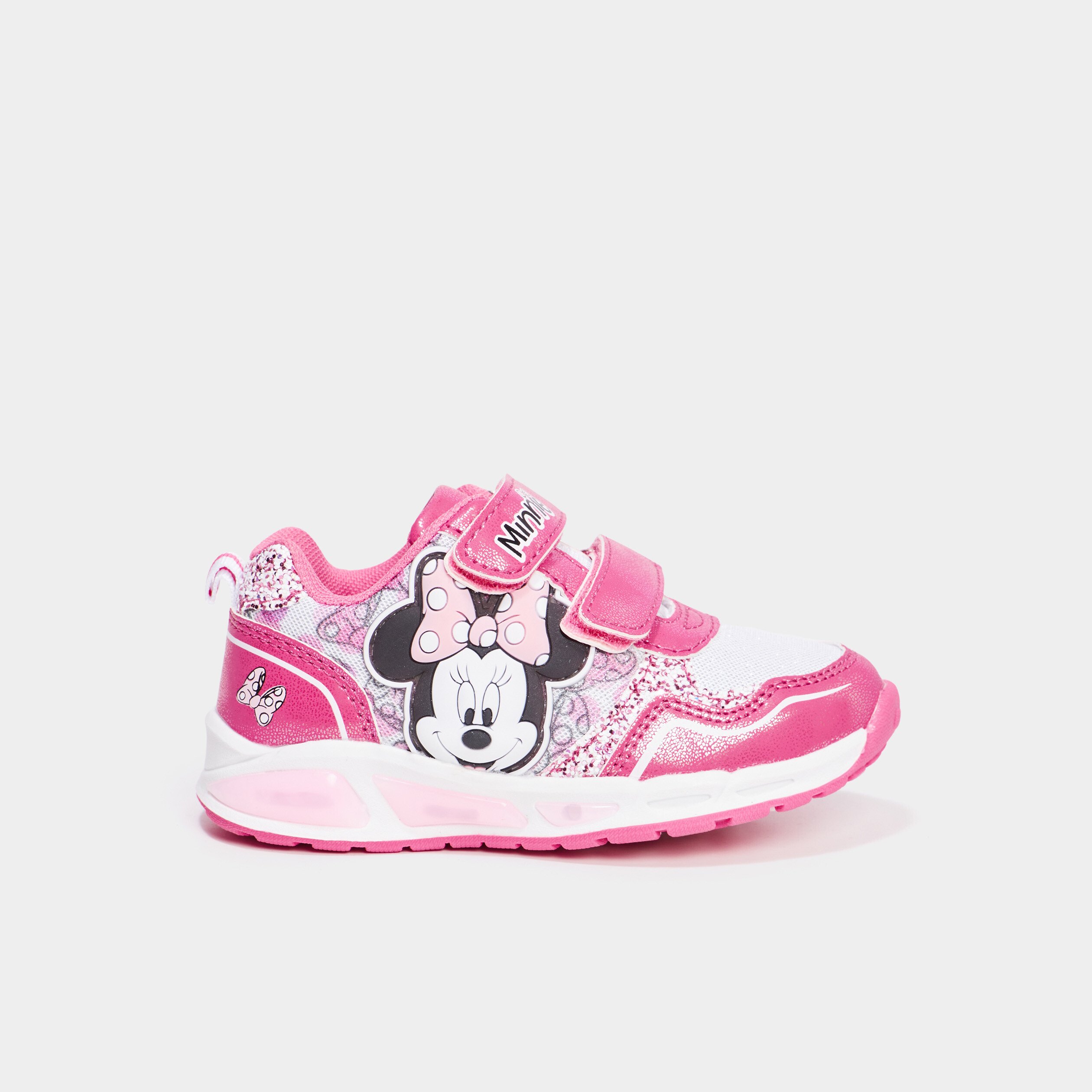 Baskets running lumineuses Minnie rose fille La Halle