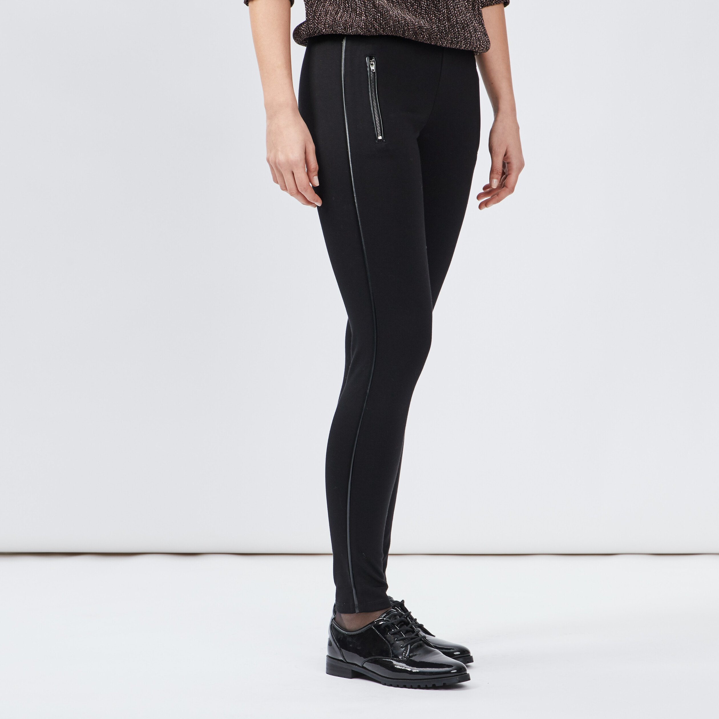 Pantalon femme zippé hotsell