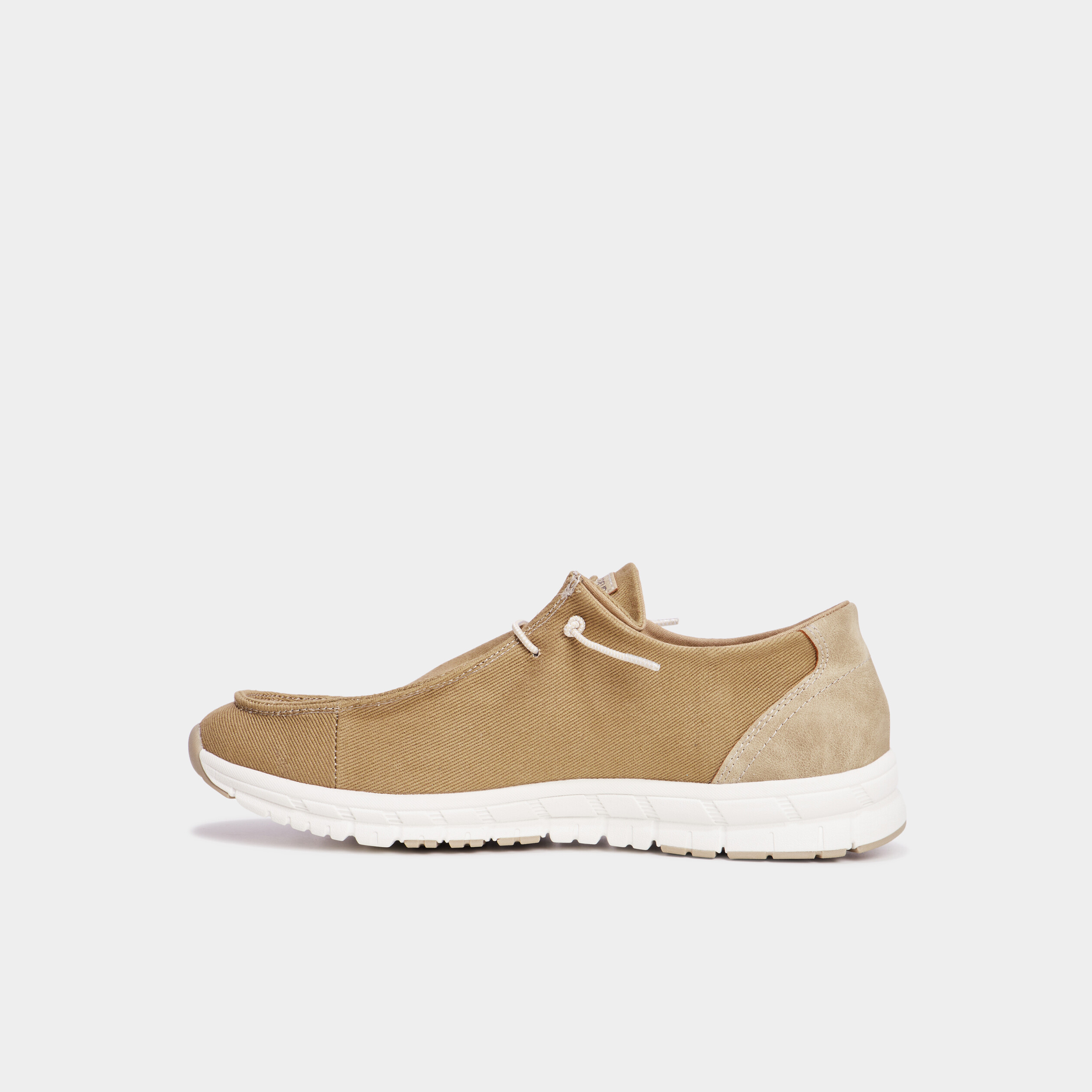 Chaussures slip on Trappeur sable homme La Halle