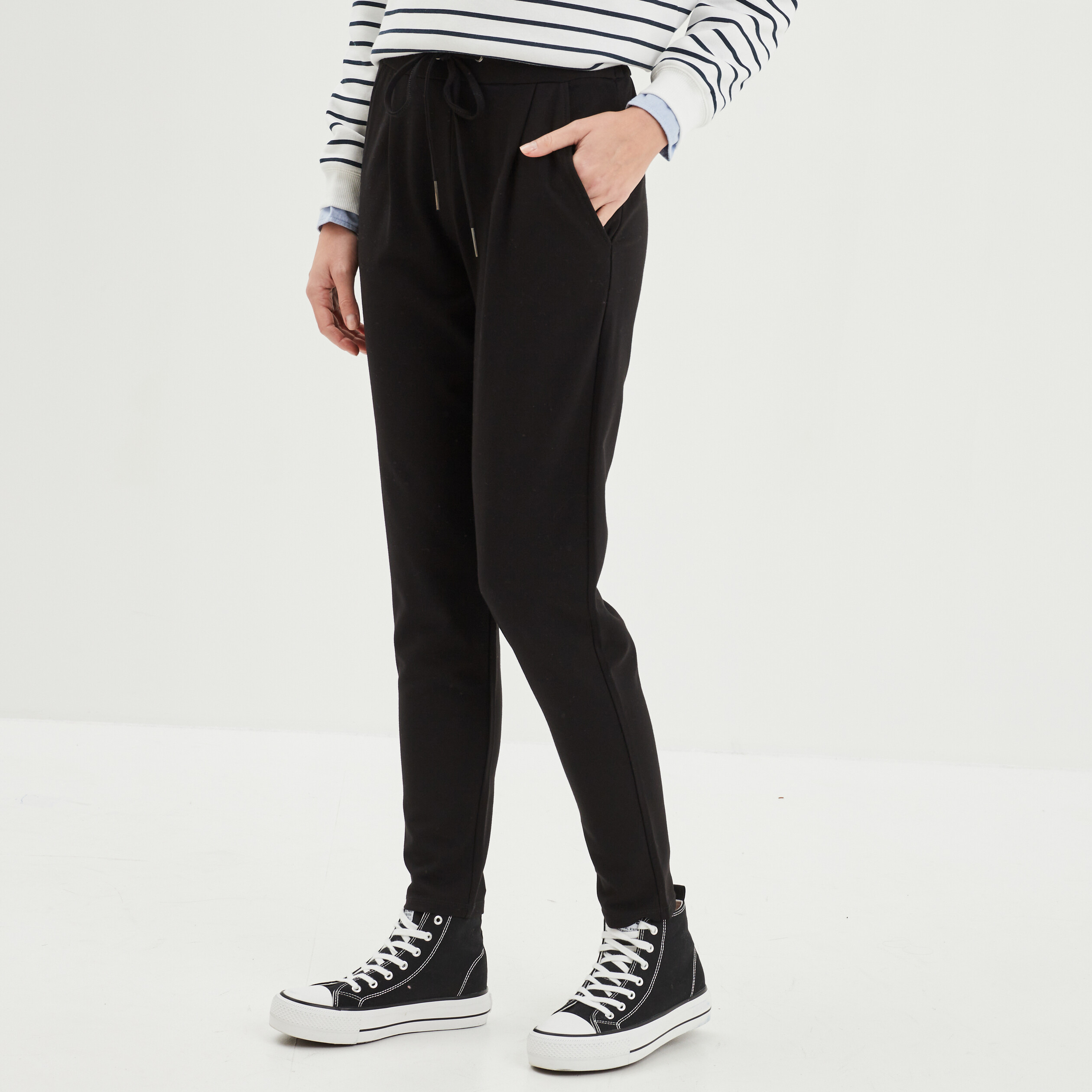 pantalon jogging femme noir