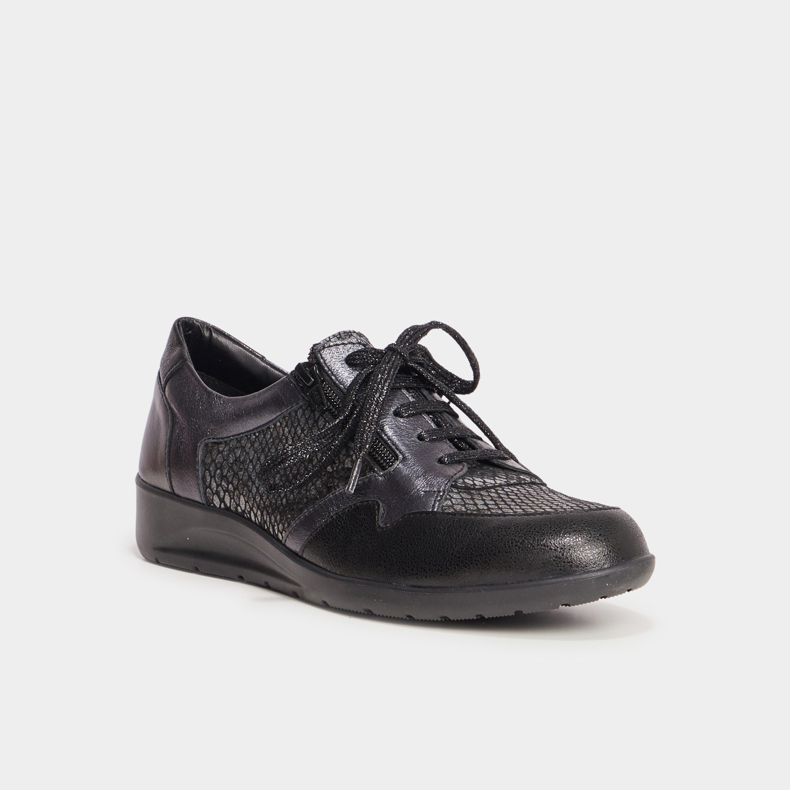 Derbies femme compensées cuir best sale