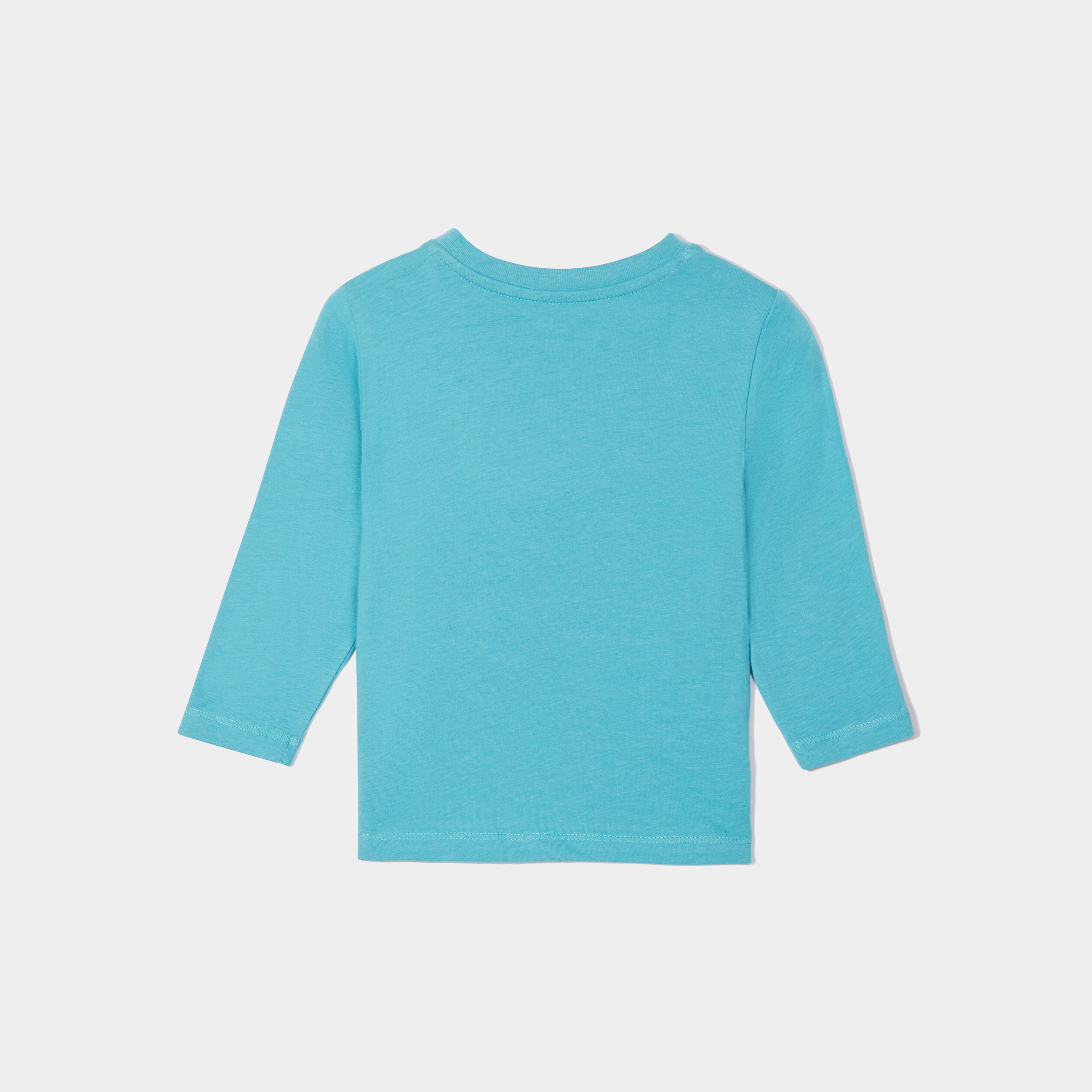 Tee shirt manche cheap longue bleu turquoise