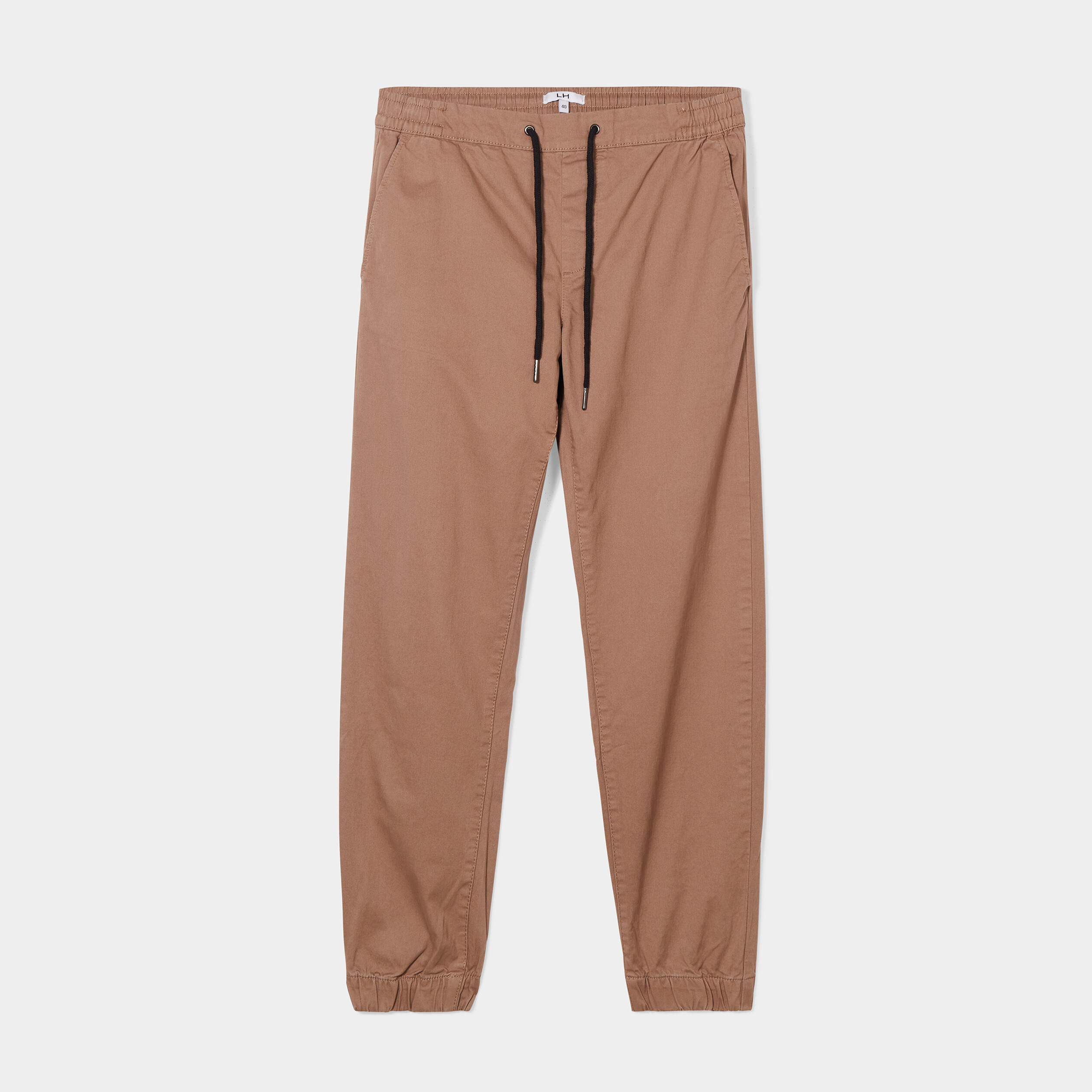 Pantalon jogpant marron homme La Halle