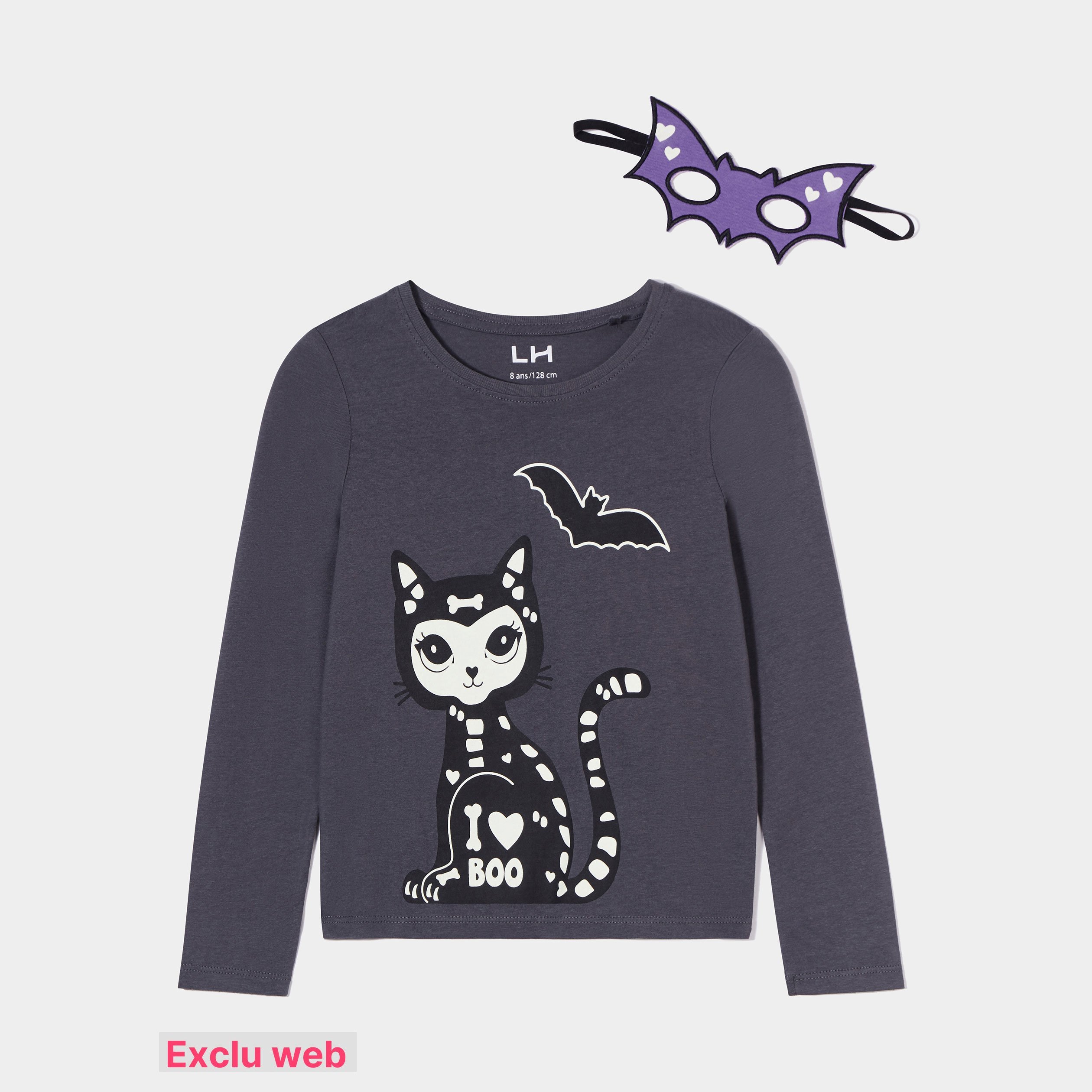 Shops t shirt halloween fille