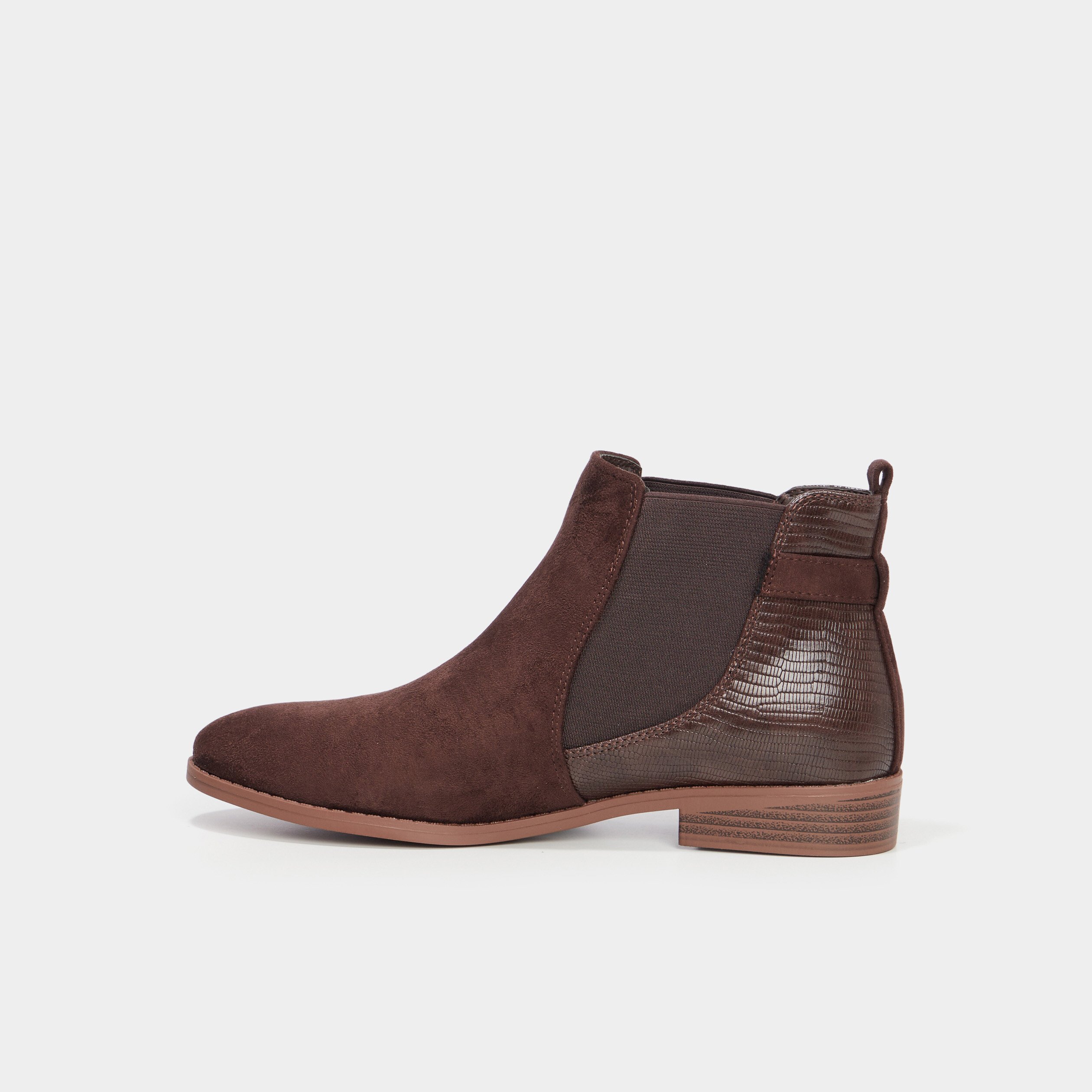 Bottines marron foncé deals