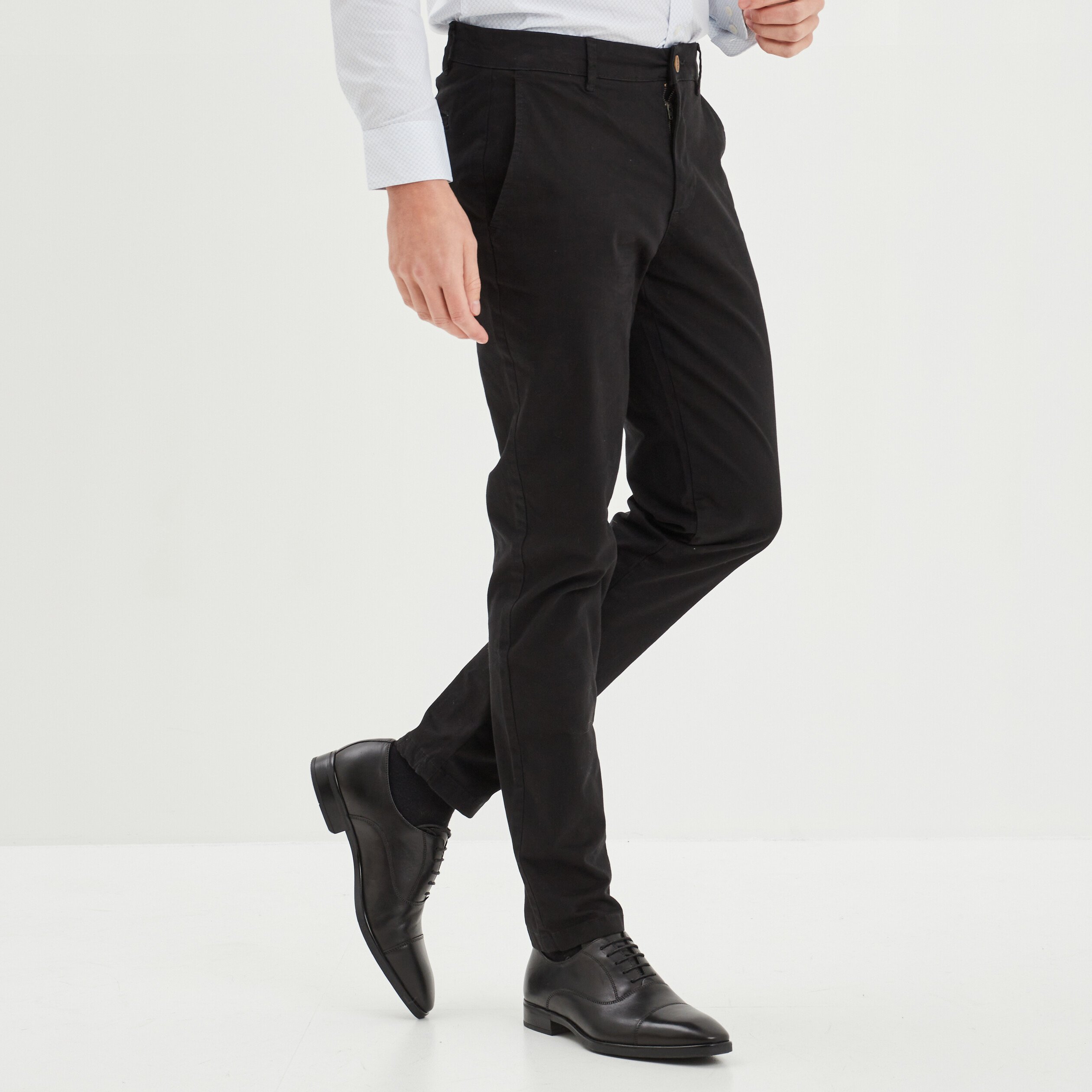 Pantalon slim noir homme pas cher hotsell