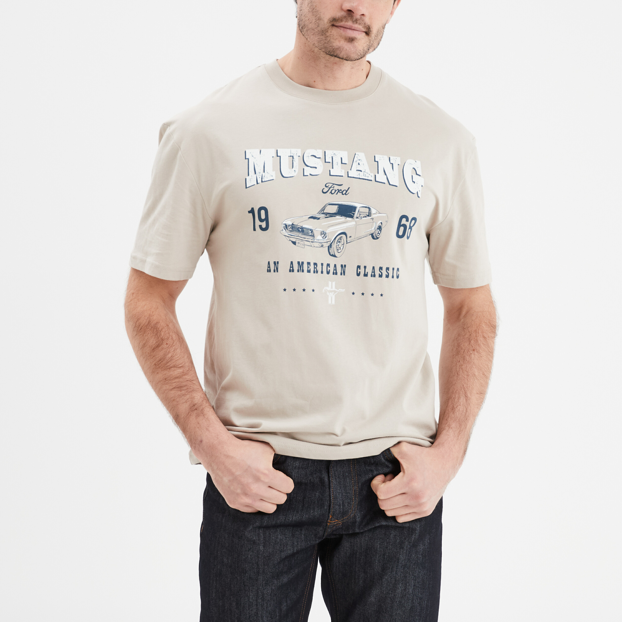 T shirt mustang clearance homme