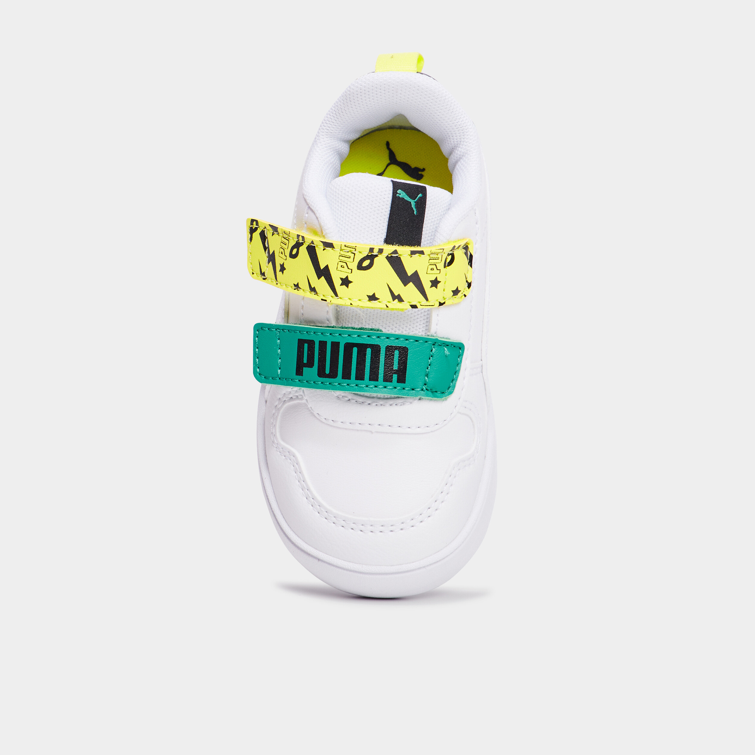 Tennis basses a scratchs Puma blanc bebe garcon La Halle