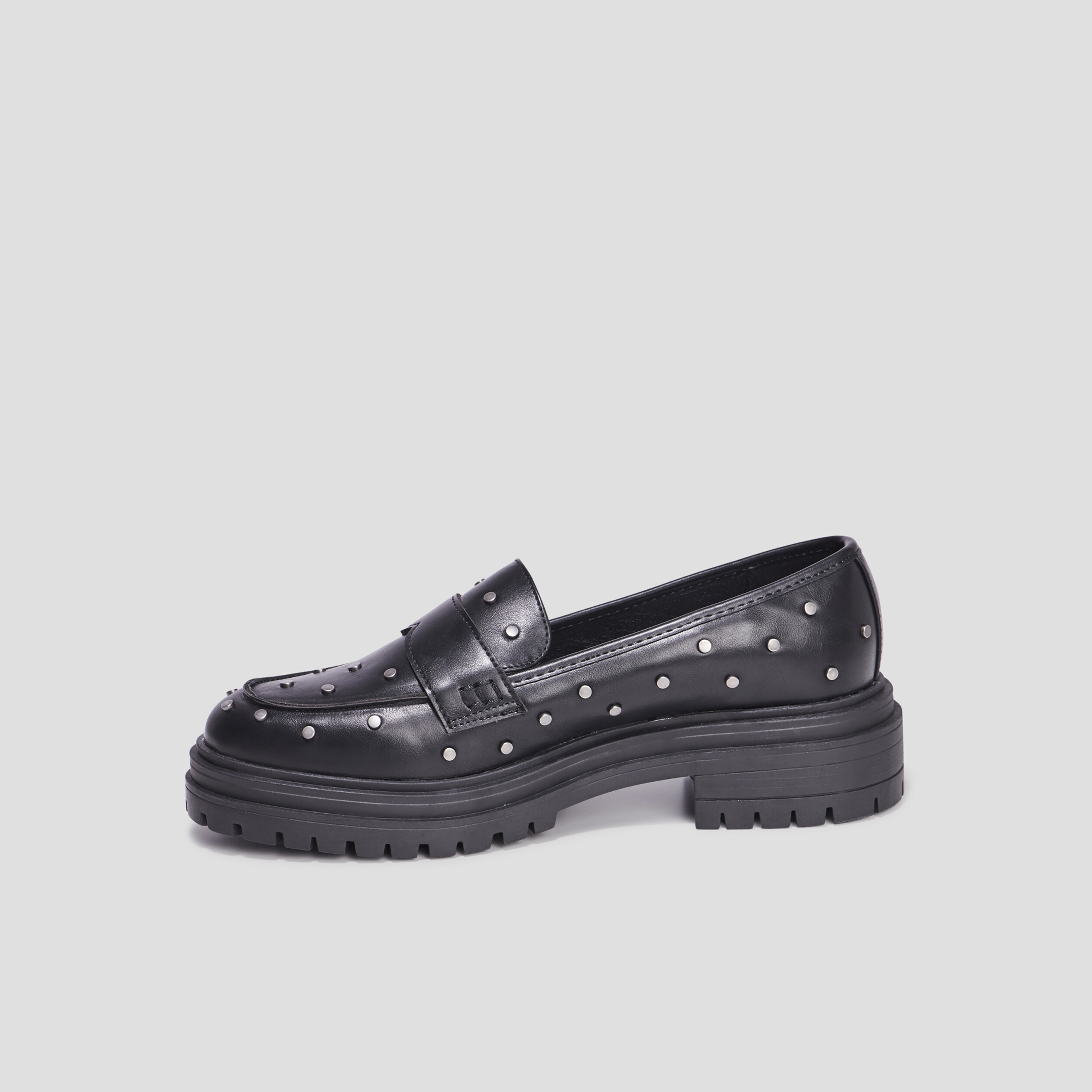 Mocassin femme clouté hot sale