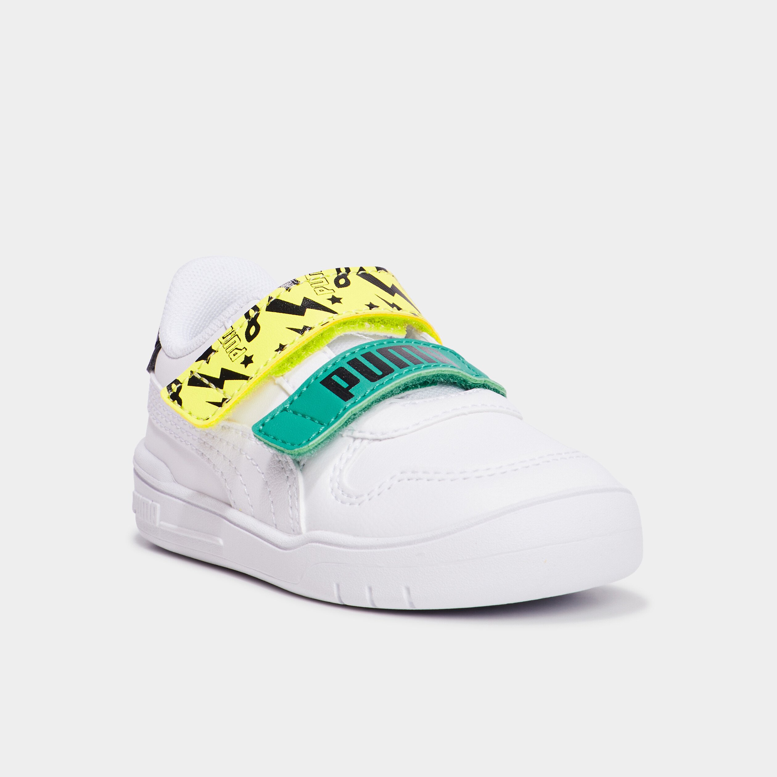 Tennis basses a scratchs Puma blanc bebe garcon La Halle