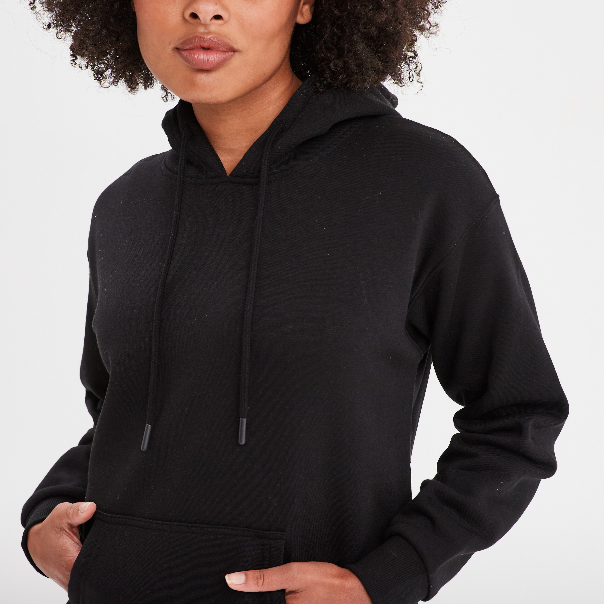 Hoodie noir femme sale