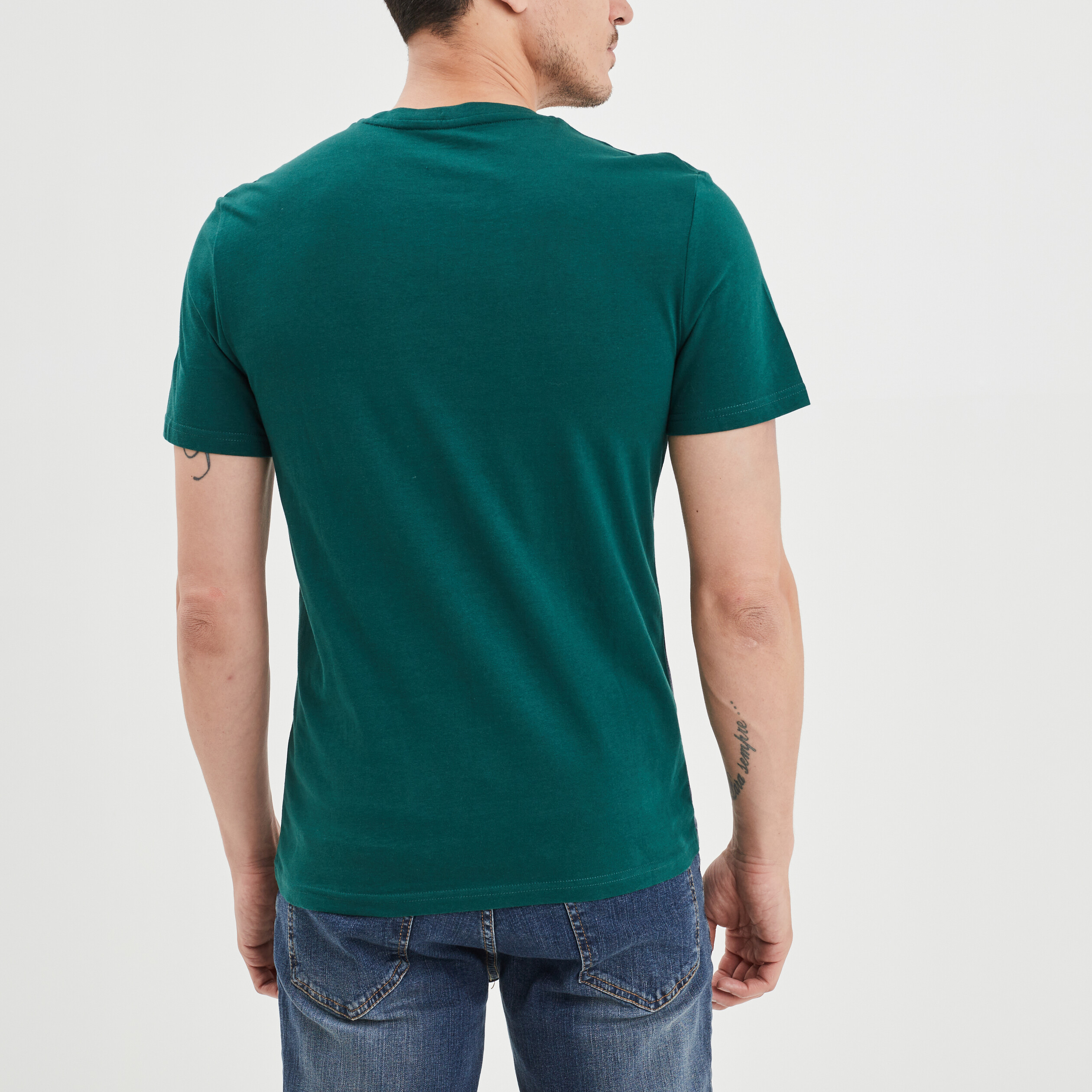 T shirt vert online foncé homme