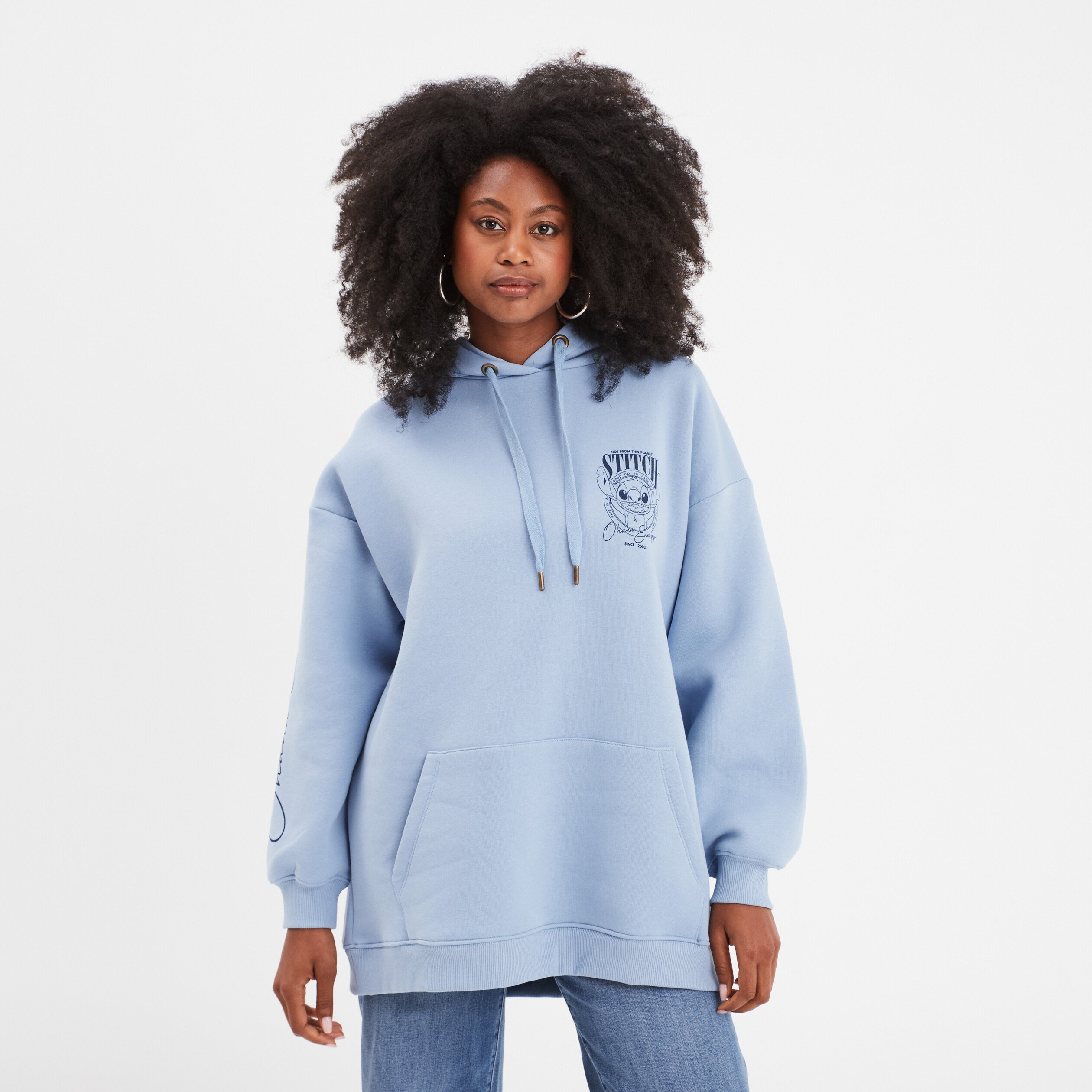 Sweat capuche femme oversize sale